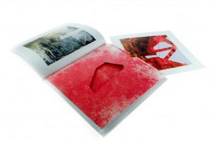 Luxury die-cut exhibition catalogue.