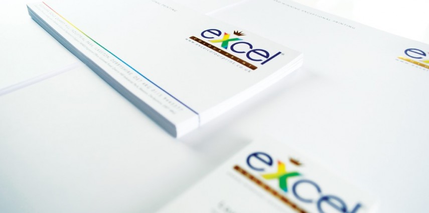 Excel Rebranded Stationery. 