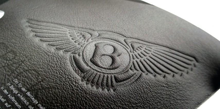 Embossed Bentley Logo.